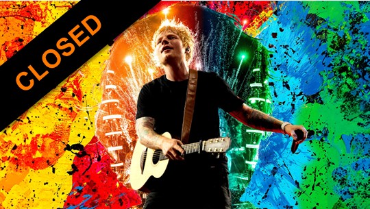 Soyez notre invité à l'occasion du concert de Ed Sheeran à Marseille