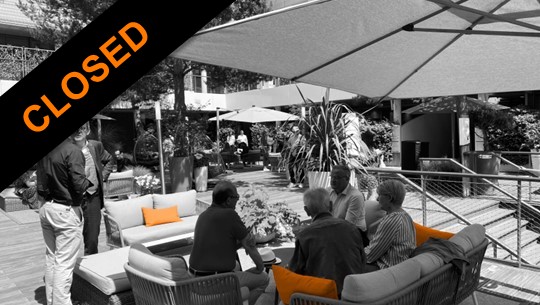 Be our guest for a private cocktail reception in the Orange lodge at the Roland-Garros Tournament Village in Paris (France)